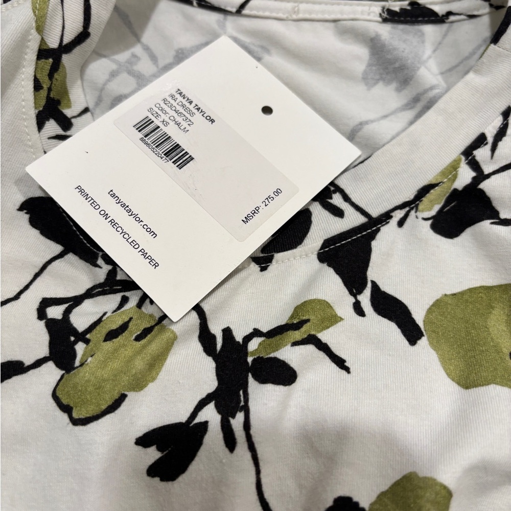 Tanya Taylor Ira Floral Midi Dress XS NWT | Summer Wedding Guest Garden Party - Picture 7 of 11